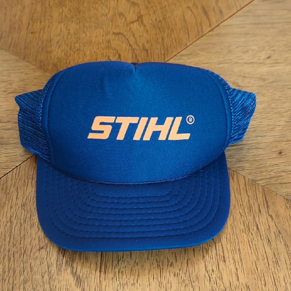 Vintage STIHL Blue Trucker Hat